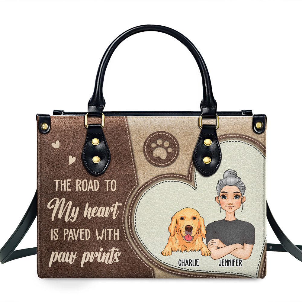 Paw Print - Personalized Custom Leather Bag – PAWSIONATE