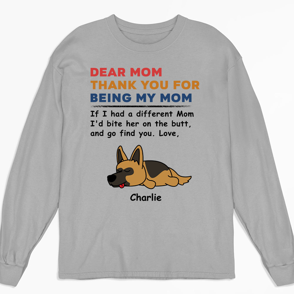 Clothing Would Be Boring Ver Pet Photo 2 - Personalized Custom Long Sleeve T-Shirt main image 1