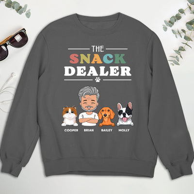Pets Snack Dealer - Personalized Custom Sweatshirt