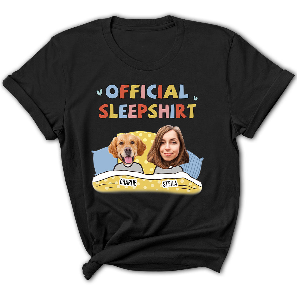 Sleepshirt Photo - Personalized Custom Women's T-shirt – PAWSIONATE