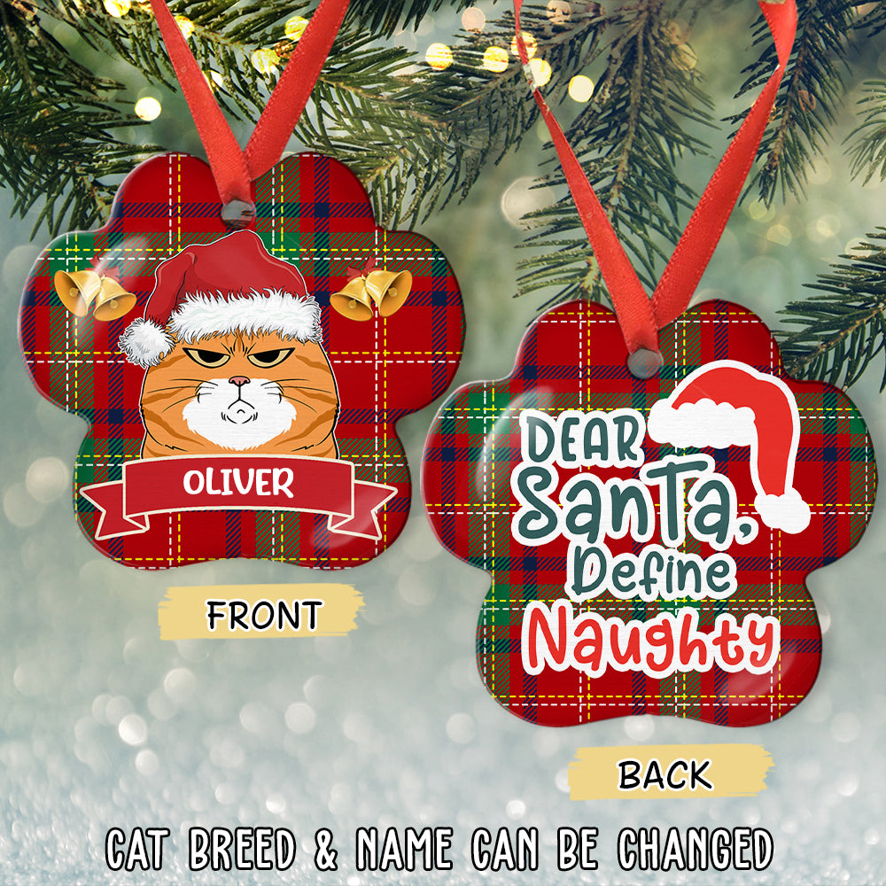 Dear Santa Define Naughty Christmas Dog Cat - Christmas Gift For