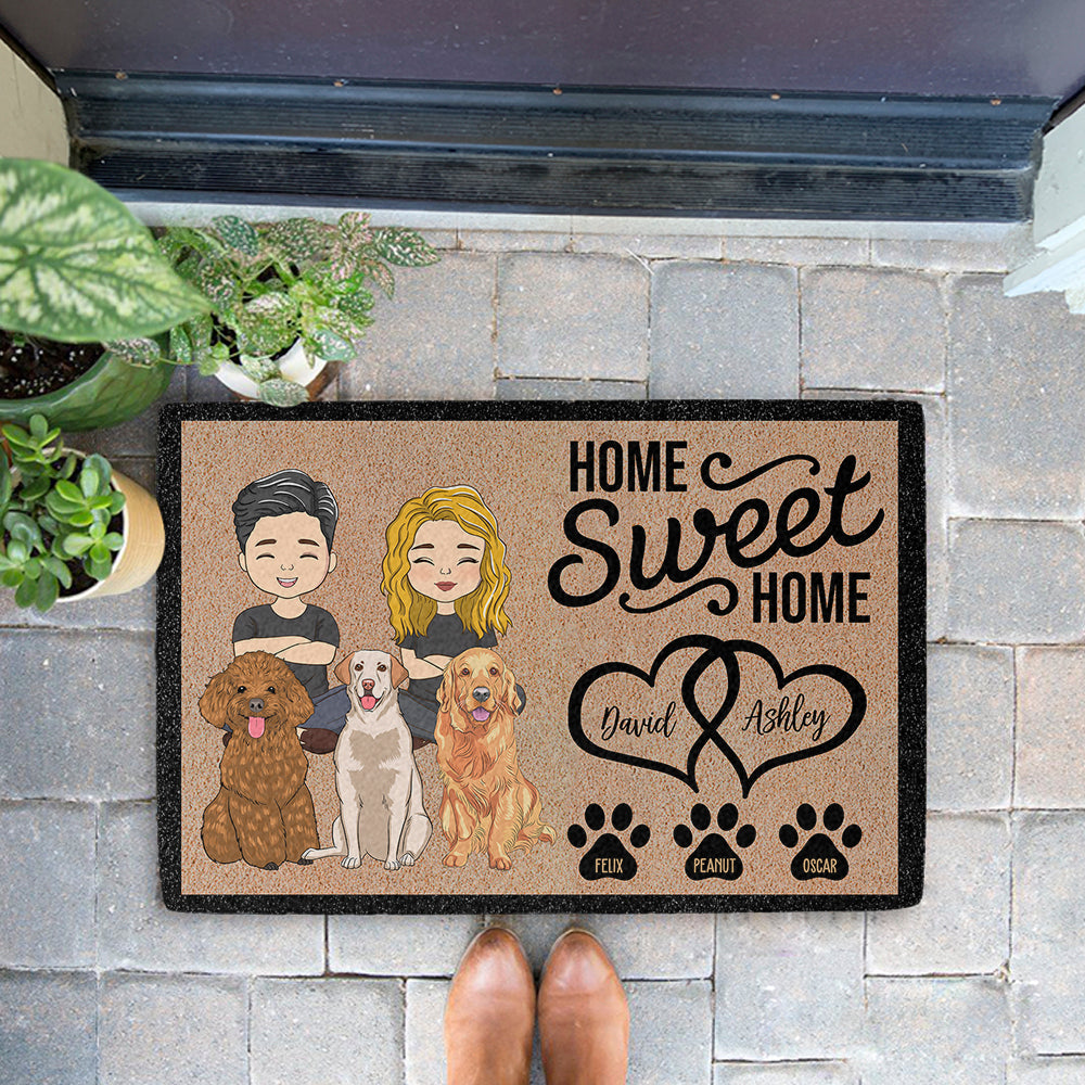 Personalized Home Sweet Home Doormat - Personal House