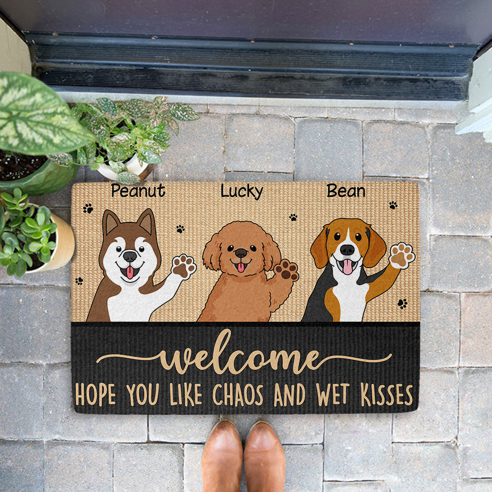 Dogs Welcome Home - Personalized Custom Doormat – PAWSIONATE