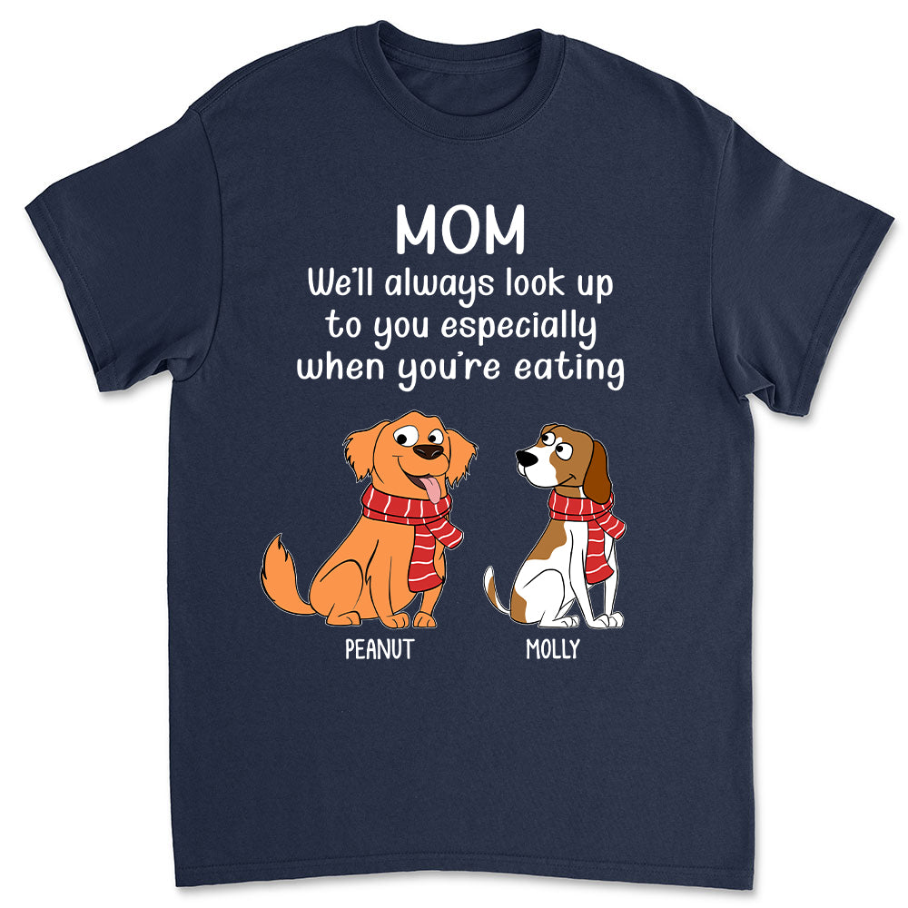 when-you-re-eating-personalized-custom-unisex-t-shirt-pawsionate