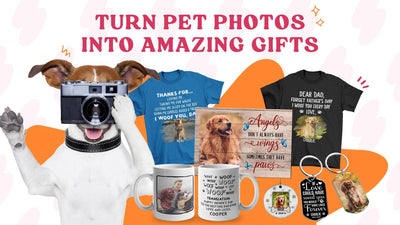 Lovely Ideas to Turn Family Photo with Dogs Into Amazing Gifts