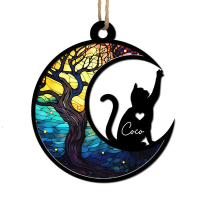 Loss Of Cat - Personalized Custom Suncatcher