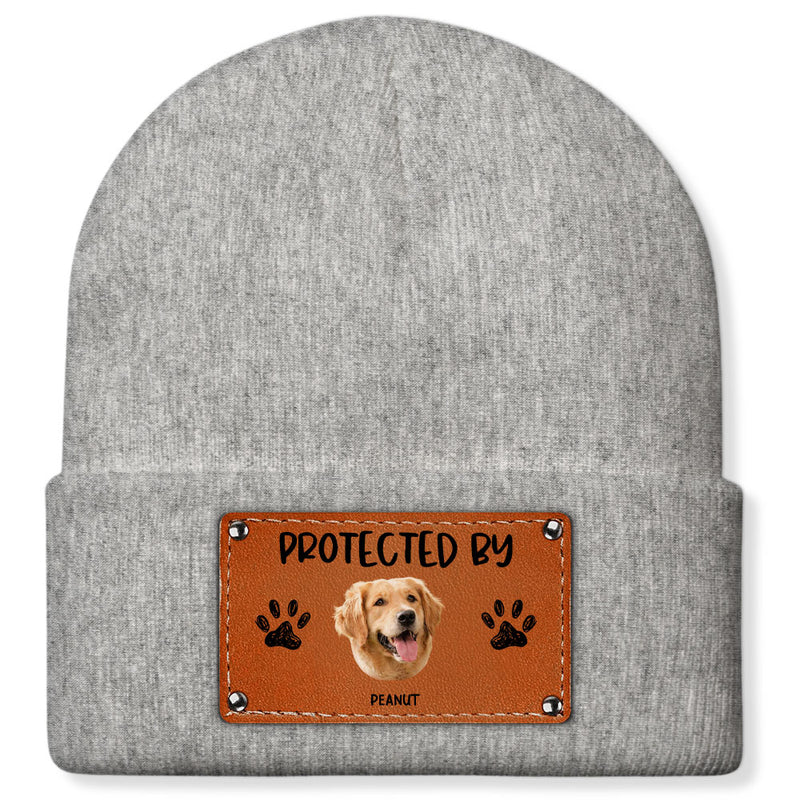 Protected By Pets Photo - Personalized Custom Beanie