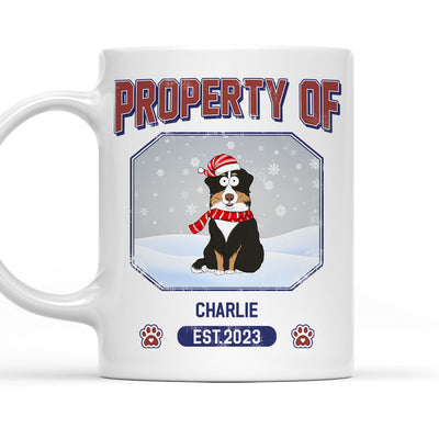 Pet Property Of - Personalized Custom Coffee Mug