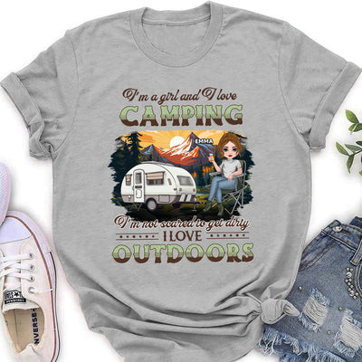 Camping Lover - Personalized Custom Women's T-shirt