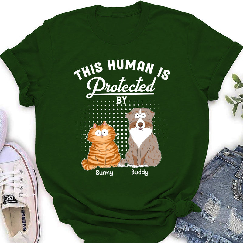 Protected By My Pet - Personalized Custom Women&