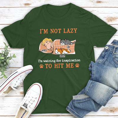 I'm Not Lazy - Personalized Custom Unisex T-shirt