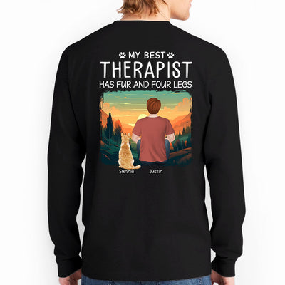 Best Therapist - Personalized Custom Long Sleeve T-shirt