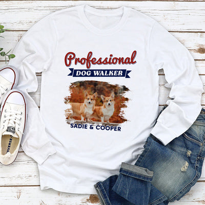 Professional Walker - Personalized Custom Long Sleeve T-shirt