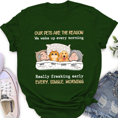 My Pet Reason Couple - Personalized Custom Women's T-shirt