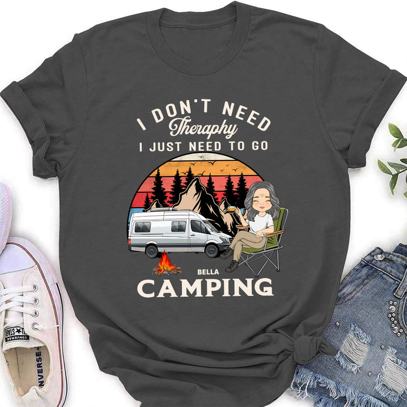 Therapy Camping 2 - Personalized Custom Women&