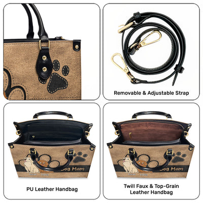 Elegant Pet Mom - Personalized Custom Leather Bag