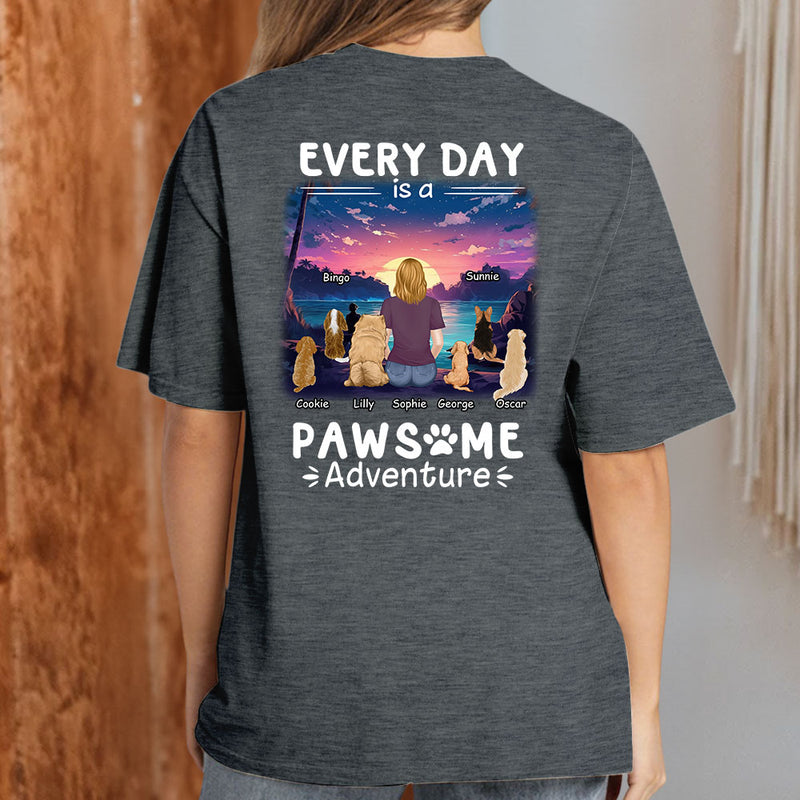 Pawsome Adventure - Personalized Custom Premium T-shirt