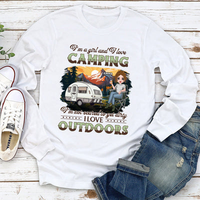 Camping Lover - Personalized Custom Long Sleeve T-shirt