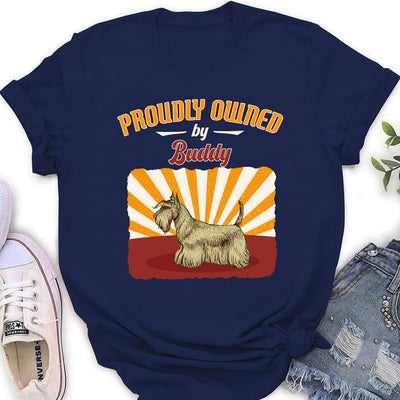 Proudly Owned - Personalized Custom Women's T-shirt