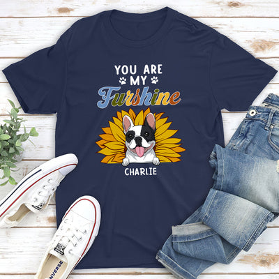 My Furshine Is My Dog - Personalized Custom Unisex T-shirt