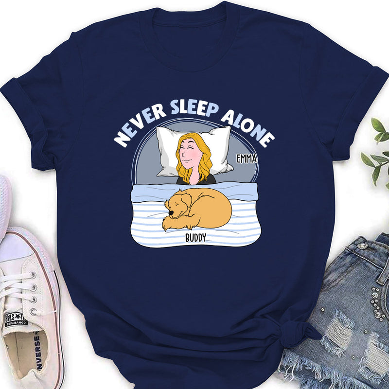 Never Sleep Alone - Personalized Custom Women&