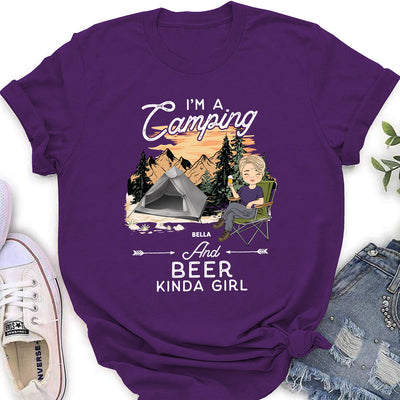 Kinda Girl - Personalized Custom Women's T-shirt