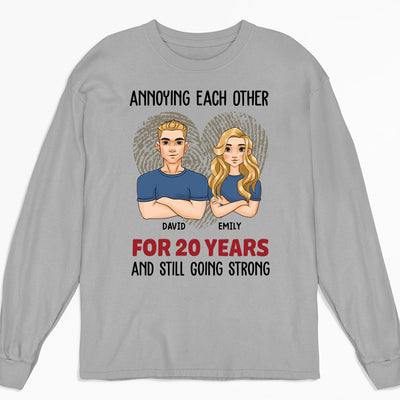 For Years - Personalized Custom Long Sleeve T-shirt