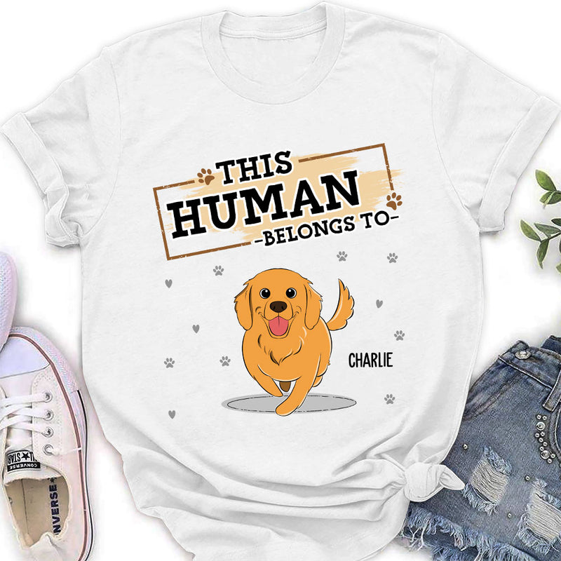 This Human Belongs To Us - Personalized Custom Women&