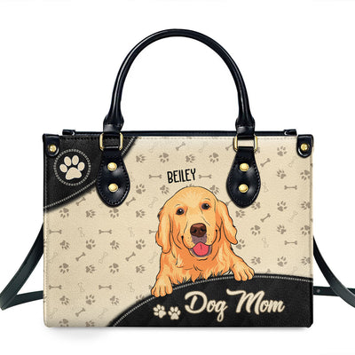 Personalized Dog Mom Tote Bag