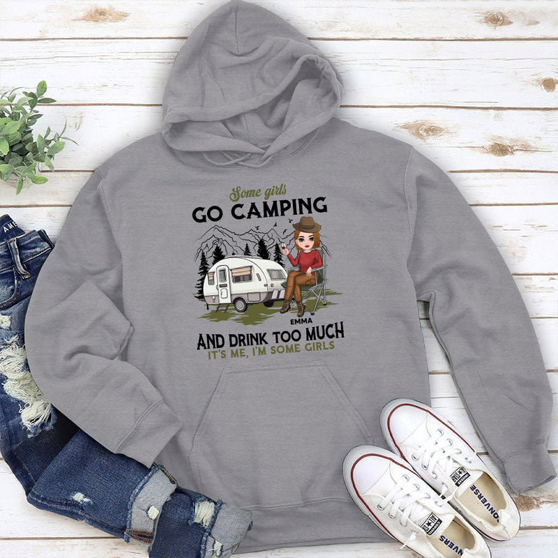 Camping And Drink - Personalized Custom Hoodie