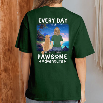 Pawsome Adventure - Personalized Custom Unisex T-shirt