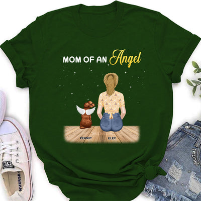 Mom Of Angels - Personalized Custom Women's T-shirt