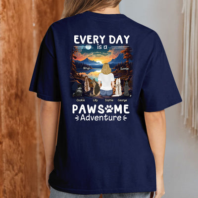 Pawsome Adventure - Personalized Custom Premium T-shirt