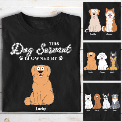 My Dog Servant - Personalized Custom Long Sleeve T-shirt