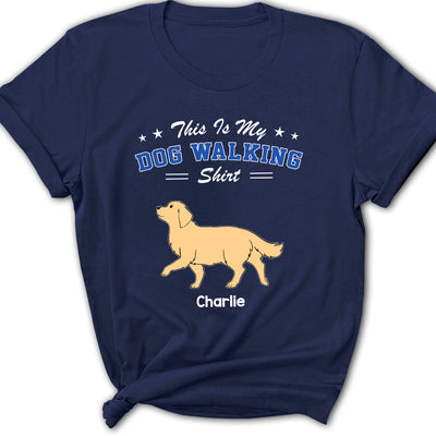 Dog Walking - Personalized Custom Women's T-shirt