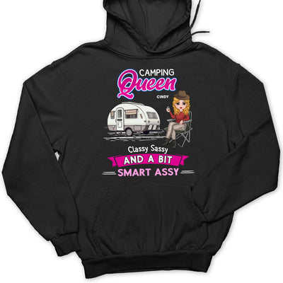 Camping Queen - Personalized Custom Hoodie