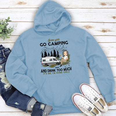 Camping And Drink 2 - Personalized Custom Hoodie