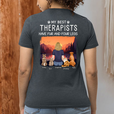 Best Therapist - Personalized Custom Women's T-shirt