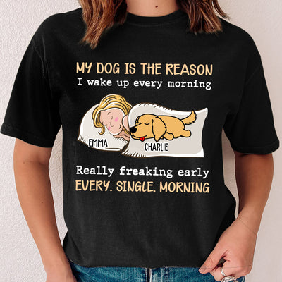 My Pet Is The Reason - Personalized Custom Premium T-shirt