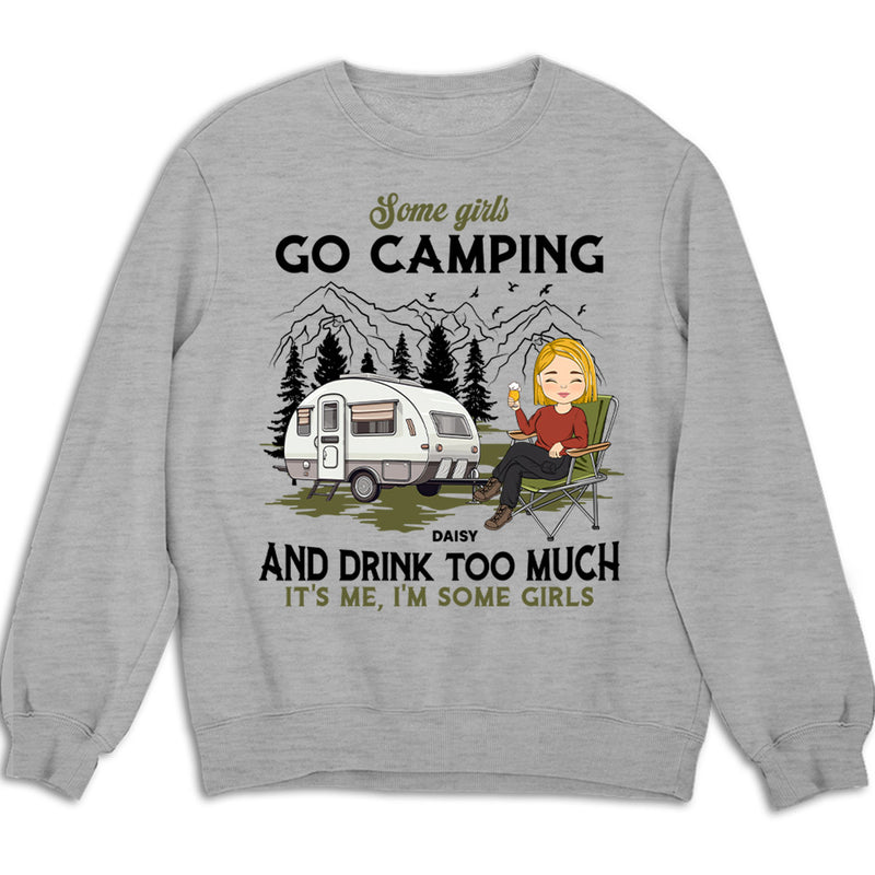 Camping And Drink 2 - Personalized Custom Sweatshirt