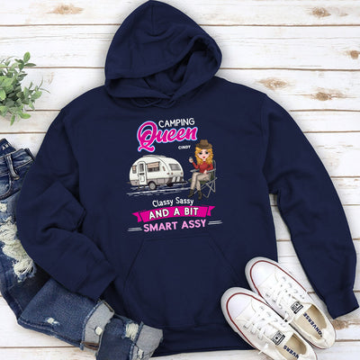 Camping Queen - Personalized Custom Hoodie