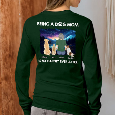 Happy Mom Together - Personalized Custom Long Sleeve T-shirt