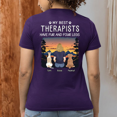 Best Therapist - Personalized Custom Women's T-shirt