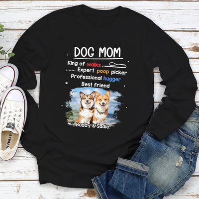 Dog Dad Is - Personalized Custom Long Sleeve T-shirt