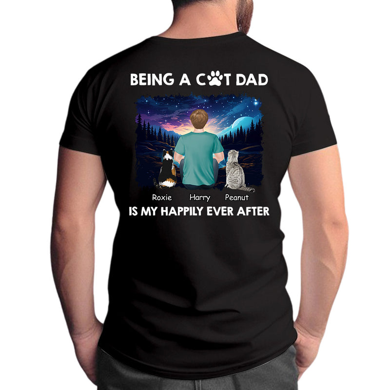 Happy Dad Together - Personalized Custom Unisex T-shirt