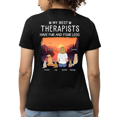 Best Therapist - Personalized Custom Women's T-shirt