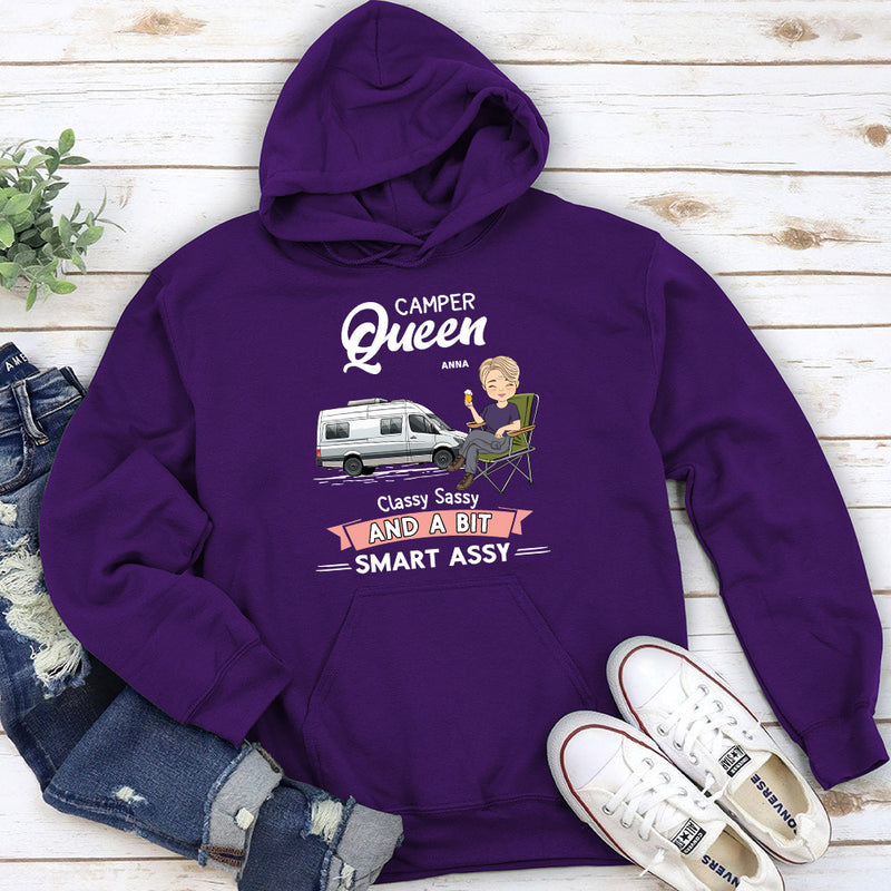 Camper Queen - Personalized Custom Hoodie