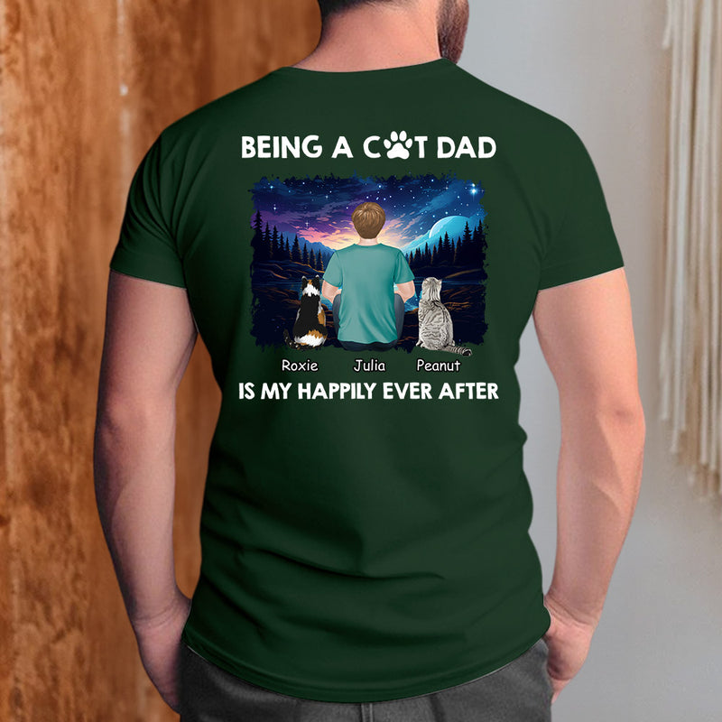 Happy Dad Together - Personalized Custom Unisex T-shirt