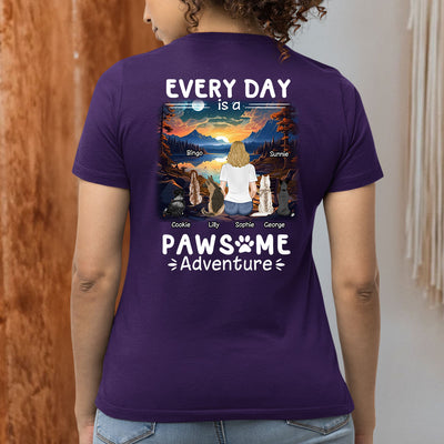 Pawsome Adventure - Personalized Custom Women's T-shirt