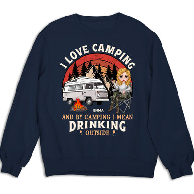 Drinking Outside - Personalized Custom Sweatshirt